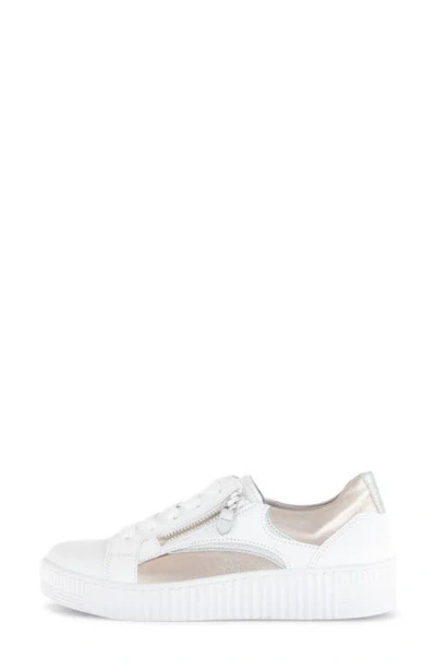 Gabor 83.330 Zip Platform Sneaker In Pink