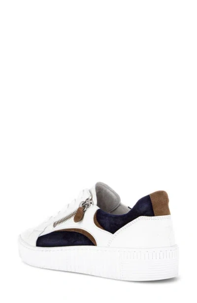 Gabor 83.330 Zip Platform Sneaker In White
