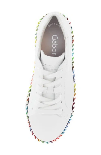 Gabor 83.240 Platform Sneaker In White