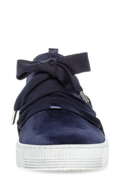 Gabor 83.333 Platform Sneaker In Blue
