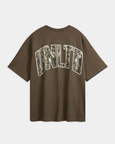 Ecko Leafy On Fire Tee In Brown