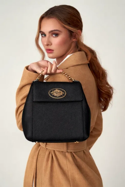 Pepperton Collection Euphrates Mini Backpack In Black