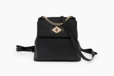 Pepperton Collection Euphrates Mini Backpack In Black