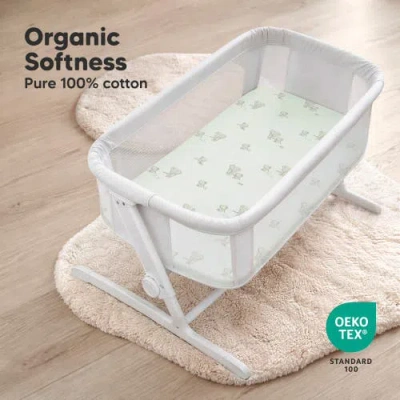 Keababies 2-pack Soothe Fitted Bassinet Sheets In Multi