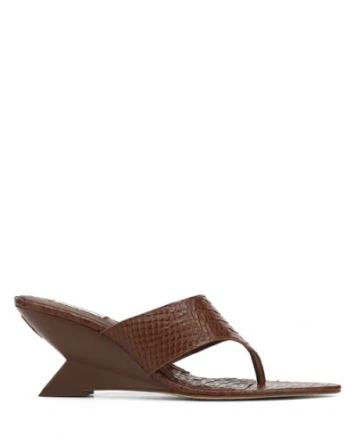 Naked Wolfe Stampede Heels In Brown