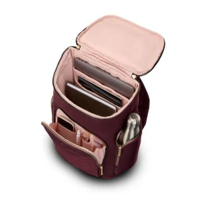 Samsonite Mobile Solution 2 Deluxe Backpack & Carry-on 2-piece Set In Burgundy