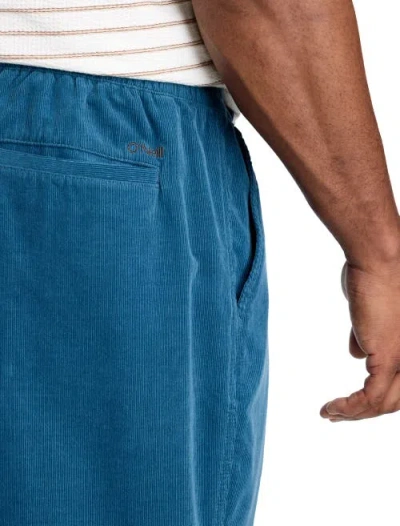 O'neill Og Corduroy Drawstring Shorts In Blue