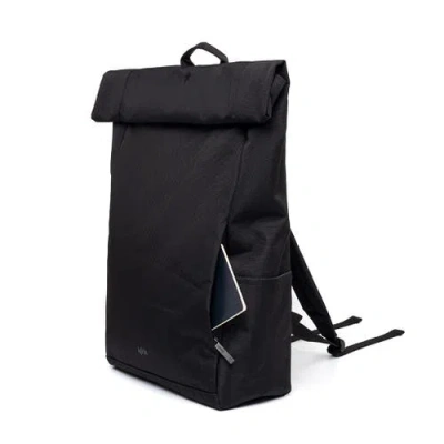 Lefrik Roll Backpack In Black