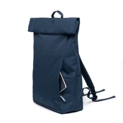 Lefrik Roll Backpack In Blue