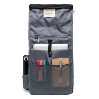 Lefrik Roll Backpack In Black
