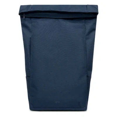 Lefrik Roll Backpack In Blue