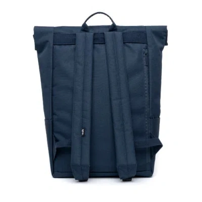 Lefrik Roll Backpack In Blue
