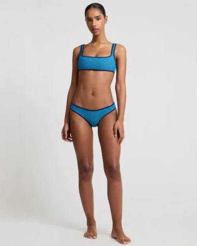 Onia Milly Bikini Brief Bottom In Blue