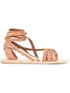 Ancient Greek Sandals Ankle Strap Flat Sandals