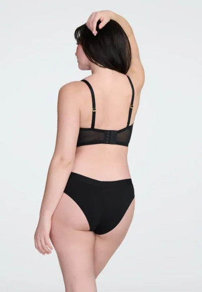 Cuup The Longline Bra Mesh In Black