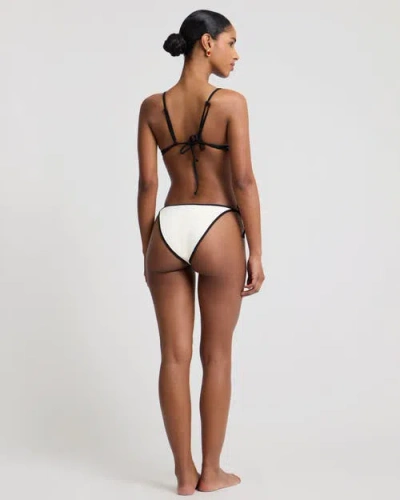Onia Aimee String Bikini Top In White