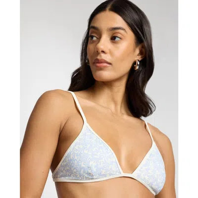 Onia Aimee Adjustable Bikini Top In Gray