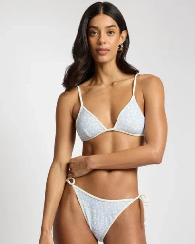 Onia Aimee Adjustable Bikini Top In Gray