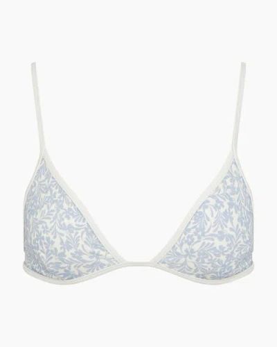 Onia Aimee Adjustable Bikini Top In Gray