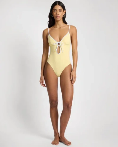 Onia Soleil Tie Front One-piece In Multi