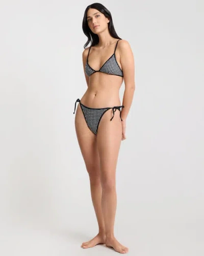 Onia Cleo String-tie Bikini Bottom In Black