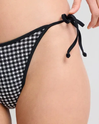 Onia Cleo String-tie Bikini Bottom In Black