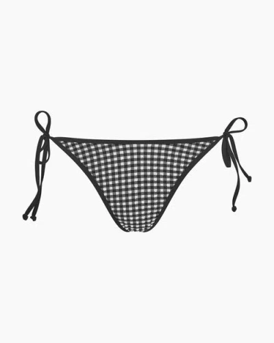 Onia Cleo String-tie Bikini Bottom In Black