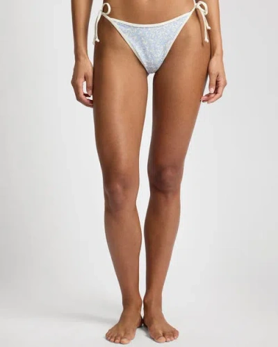 Onia Cleo String-tie Bikini Bottom In White