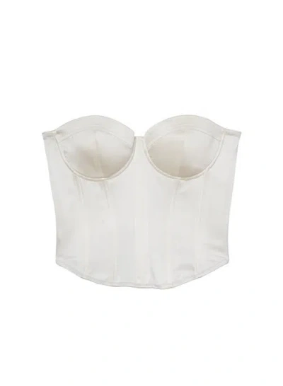 Fleur Du Mal Hamptons Bustier In White