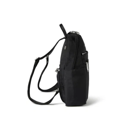 Baggallini Securtex Anti-theft Vacation Backpack In Black