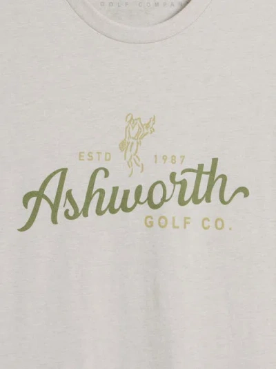 Ashworth Golf Ashworth Script Tee In White