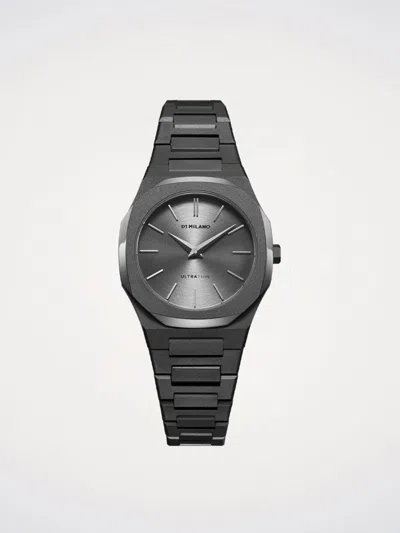 D1 Milano Watch Ultra Thin 30mm In Gun Metal