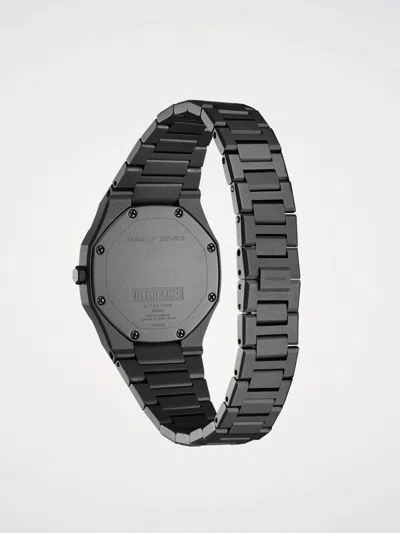D1 Milano Watch Ultra Thin 30mm In Gun Metal