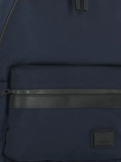 Premiata Versatile Backpack Featuring Multiple Pockets In Blue