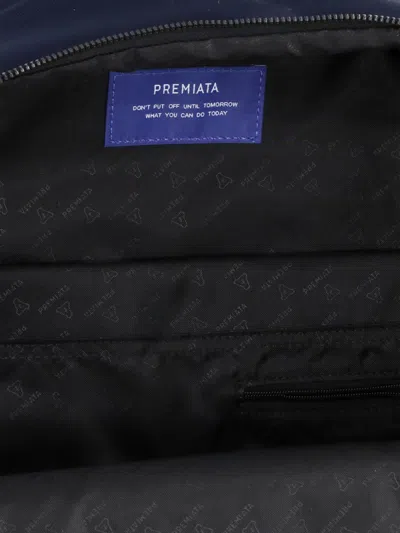 Premiata Versatile Backpack Featuring Multiple Pockets In Blue