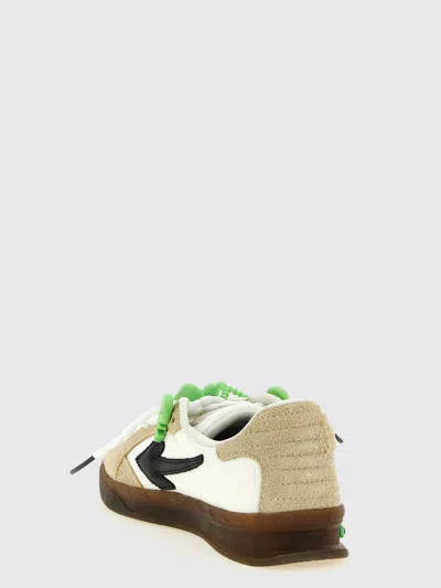 Off-white Beige End Of Play Suede Sneakers In Neutral