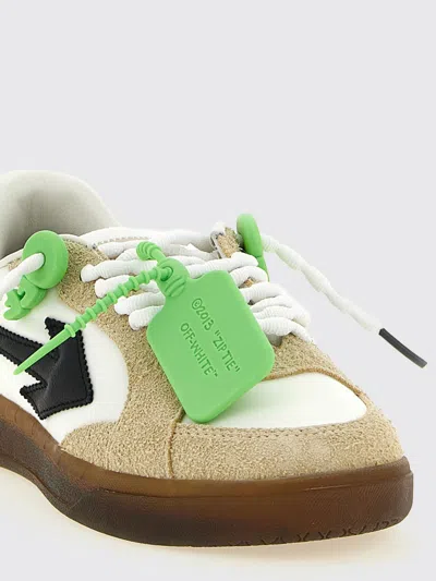 Off-white Beige End Of Play Suede Sneakers In Neutral