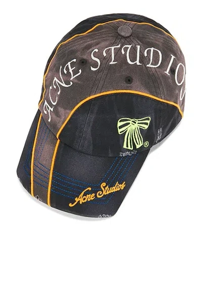 Acne Studios Cuddy Sponsor Cap In Multi