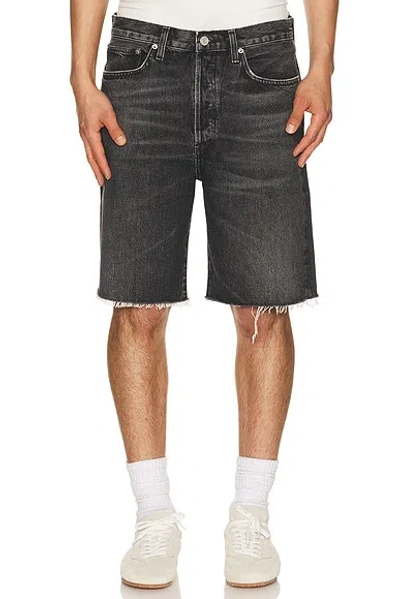 Agolde Anson Short In Black