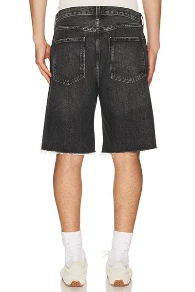 Agolde Anson Short In Black