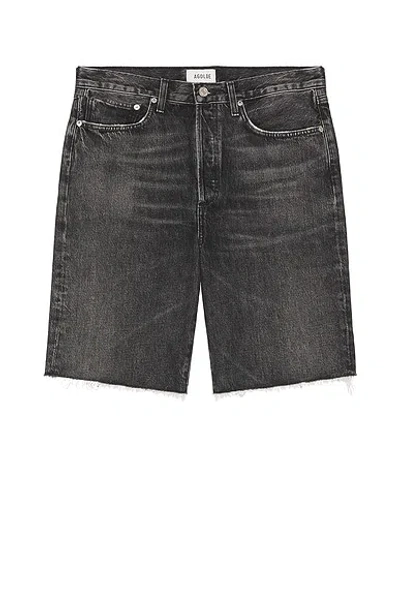 Agolde Anson Short In Black