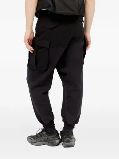 Space Available Multi-pocket Trousers In Black