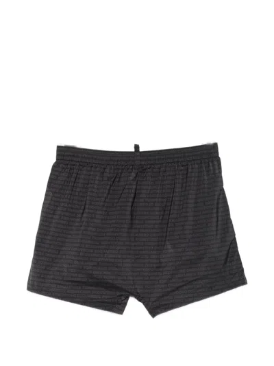 Dsquared2 Logo Drawstring Boxers In Black