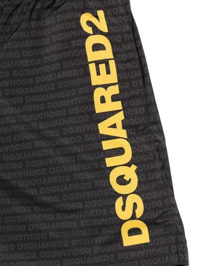 Dsquared2 Logo Drawstring Boxers In Black