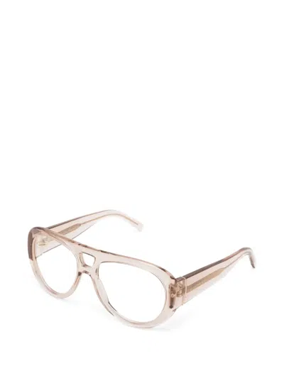 Givenchy Pilot-frame Glasses In Gray