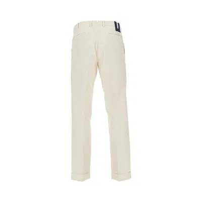 Santaniello Belt-loop Trousers In White