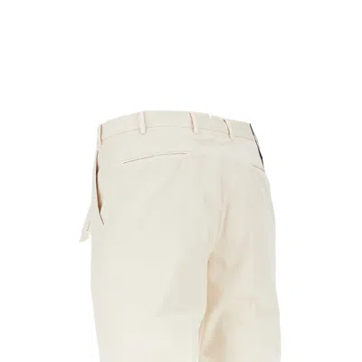 Santaniello Belt-loop Trousers In White