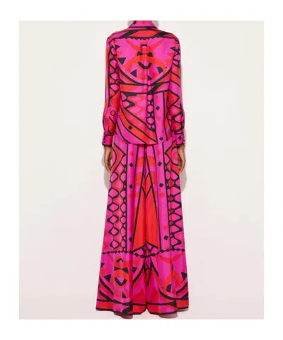 Pucci Vivara-print Silk Shirt In Multi