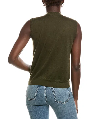 Co Cashmere Shell Tank In Green