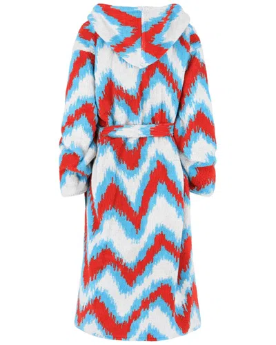 Missoni Hooded Stripe-pattern Bath Robe In Multi